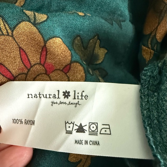 Natural Life Ansley Woven Tunic Shirt Dress - Picture 9 of 9